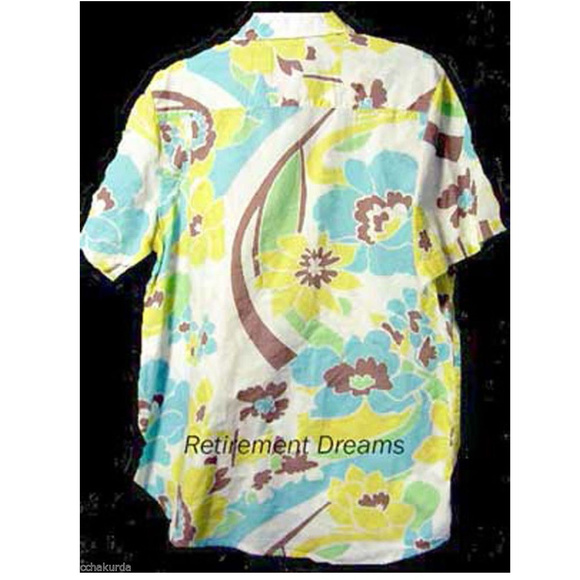 Mens Shirt S Short Sleeve NEW Rare Vintage Blue - Picture 3 of 4